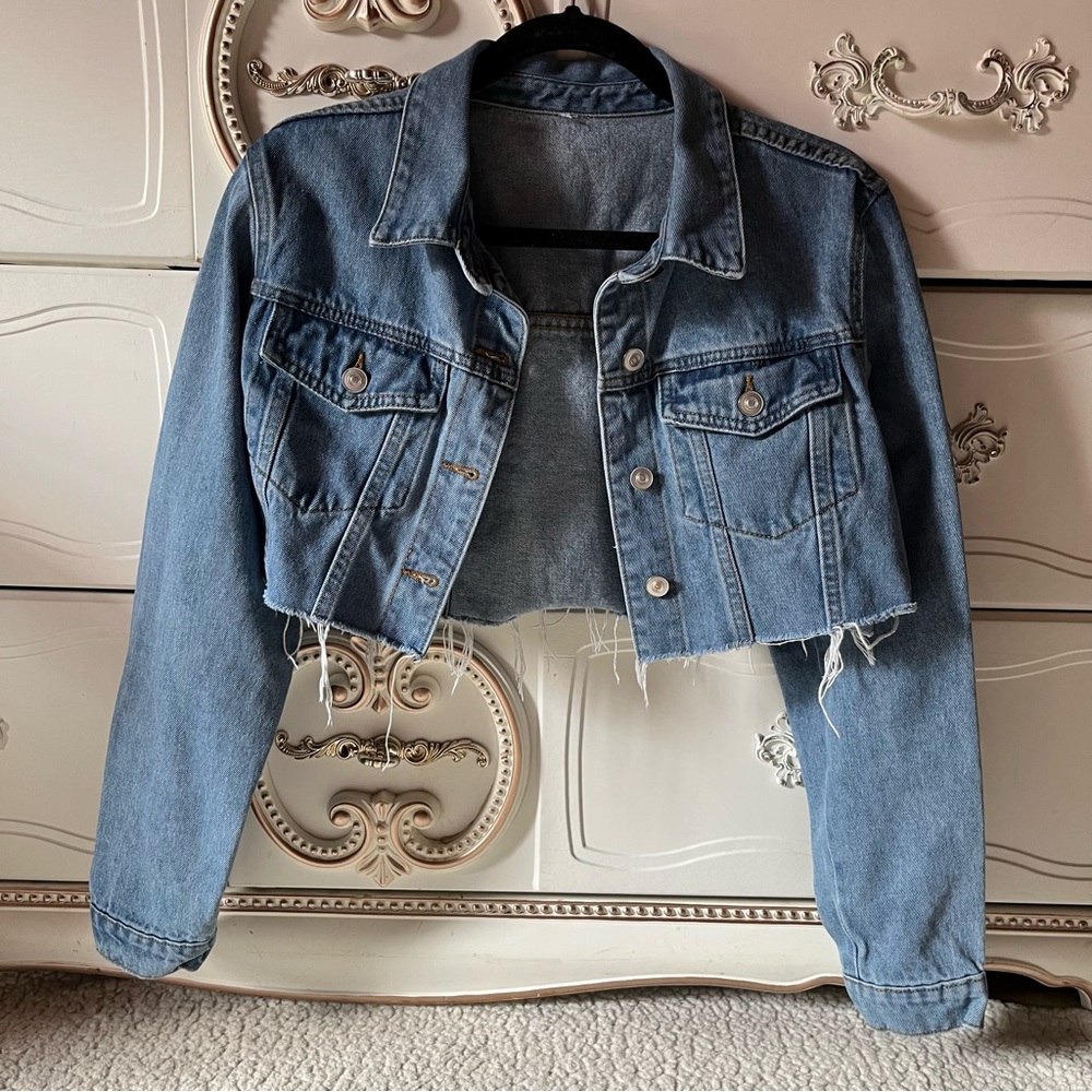 Cropped Denim Jacket